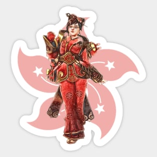 Overwatch Mei Hong Kong Flower Sticker